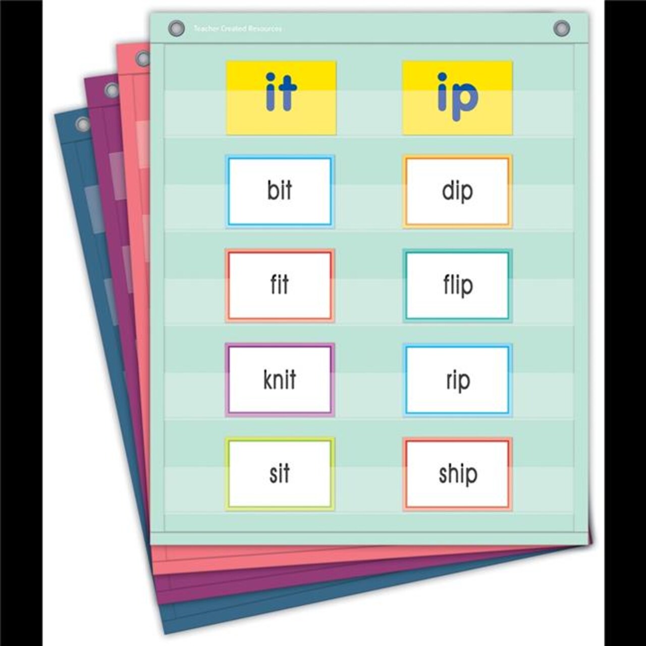 Teacher Created Resources 14 x 17 in. Happy Day Magnet Mini Pocket Charts
